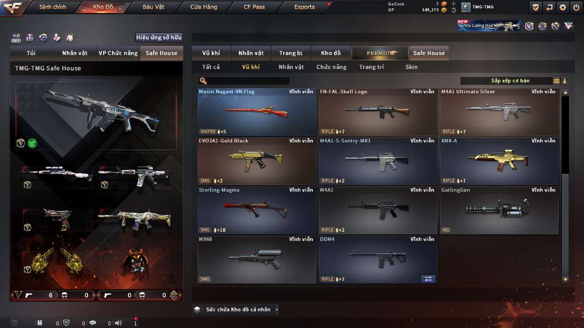 shop acc cf uy tin gia re